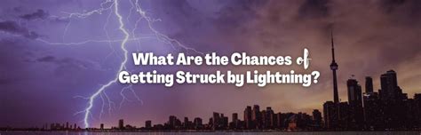 getting struck by lightning odds